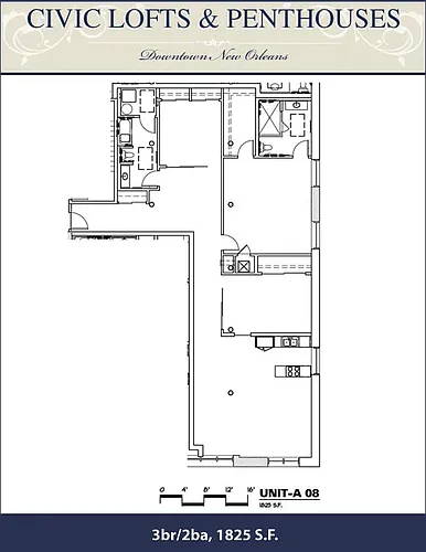 Floor plan A408
