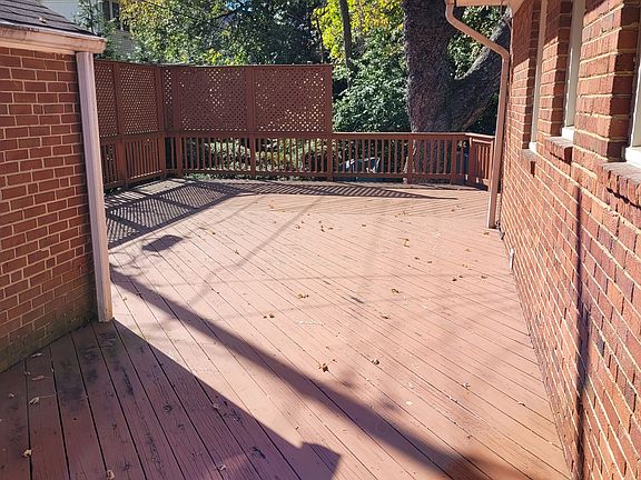 Rear deck