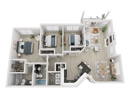 Floor plan 3X2 A