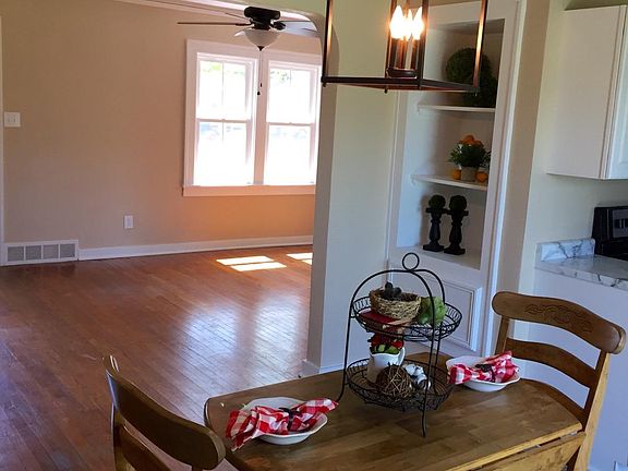 Dining room facing living 