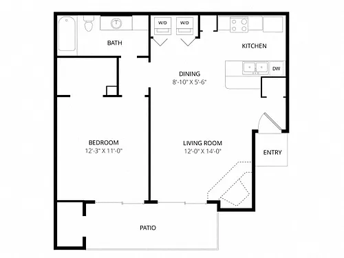 Floor plan A1 Upgraded