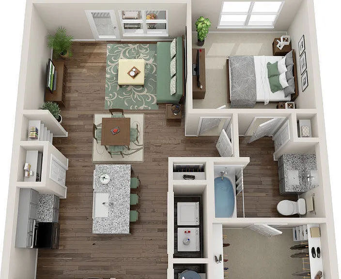 A3 floor plan McKinney Terrace