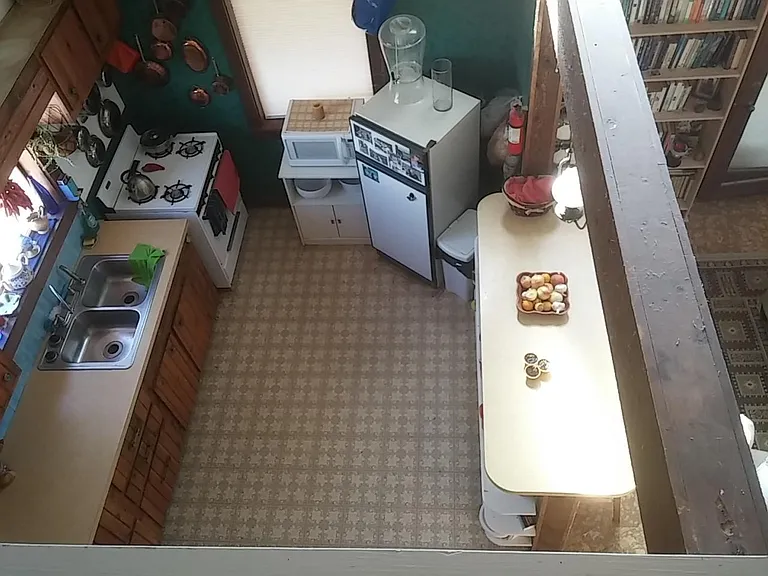 The kitchen has all you need to start cooking right away
