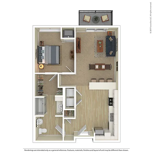 Floor plan Arden - B ADA
