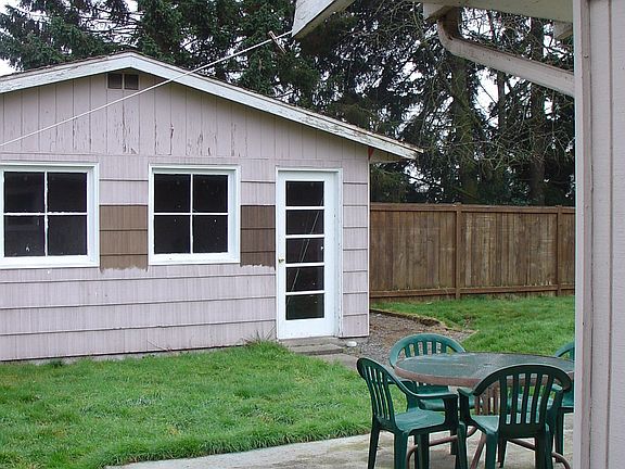 Back Yard AND GARAGE/SHOP