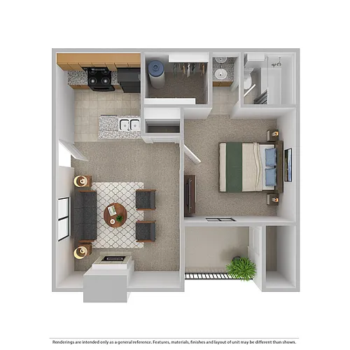 Floor plan 1X1
