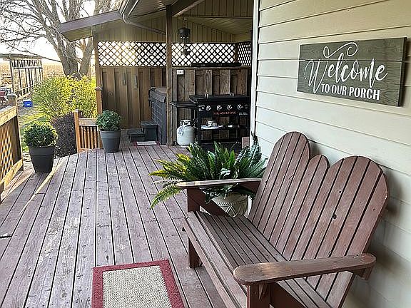 Back covered deck 
