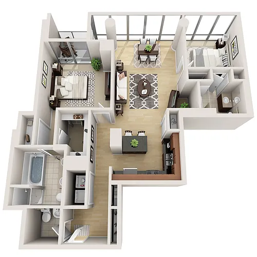 Floor plan 2C