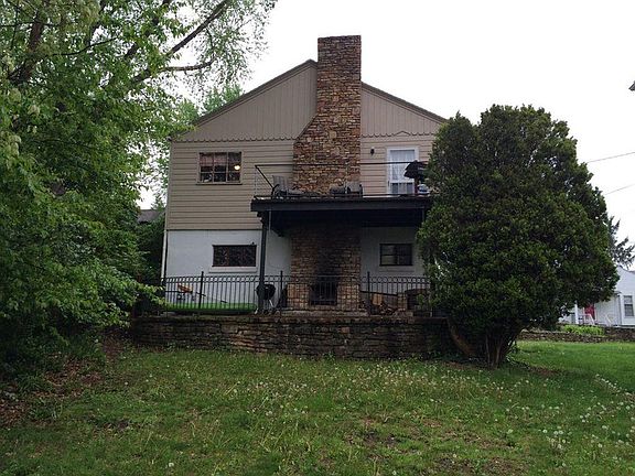 Back porch and back deck with fireplace 