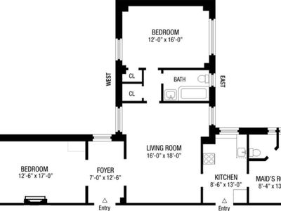 420 Riverside Dr APT 2D, New York, NY, 10025