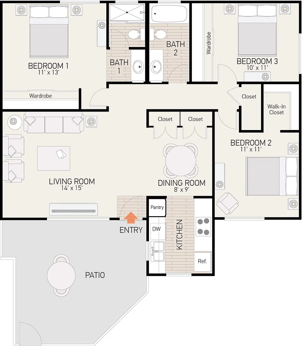 Floor plan Plan 7