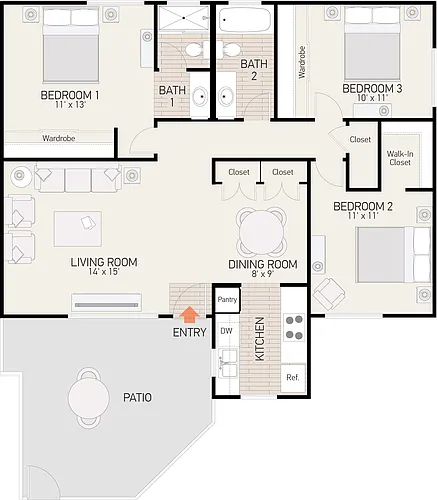 Floor plan Plan 7