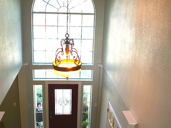 Front door from upstairs