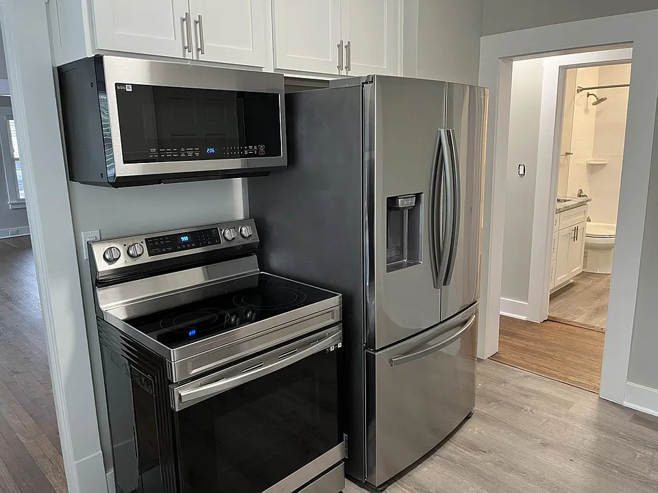 Brand new stainless appliances