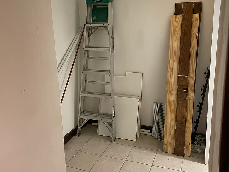 Laundry and storage room