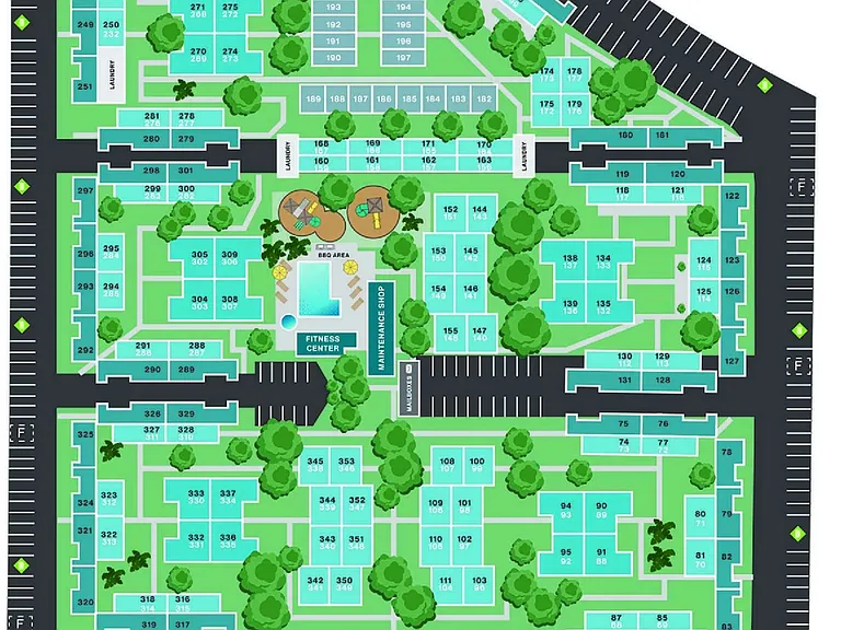 Site Map of The Breakwater Apartments | The Breakwater Apartments | Apartments in Huntington Beach, CA