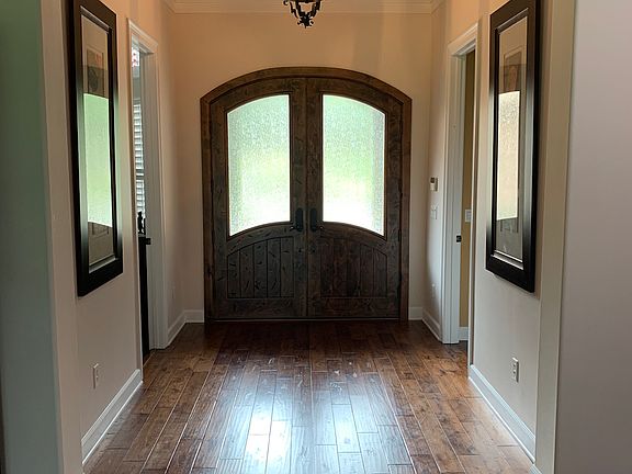 A front entrance with wow.