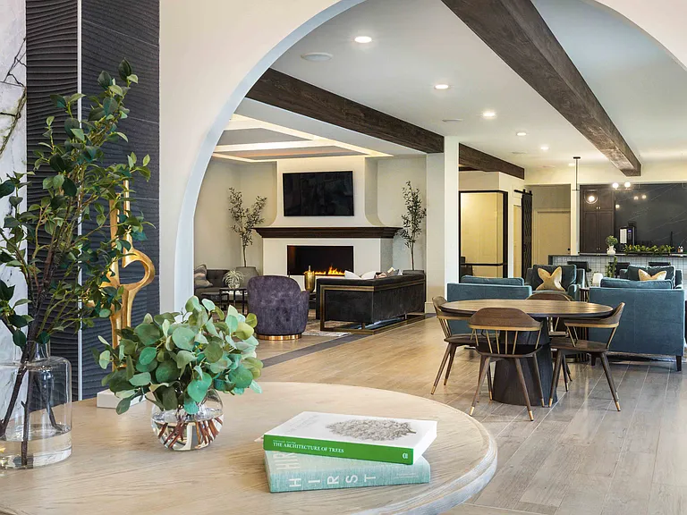 Resident lounge entryway