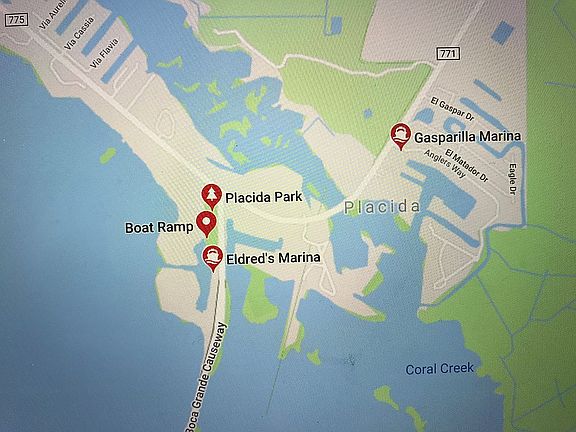 Marina and boat ramp