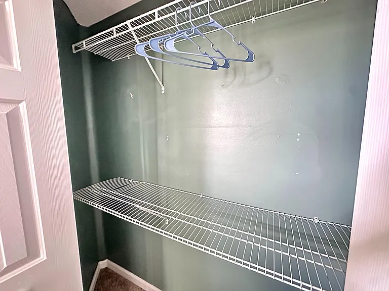 Oversized reach-in closet.