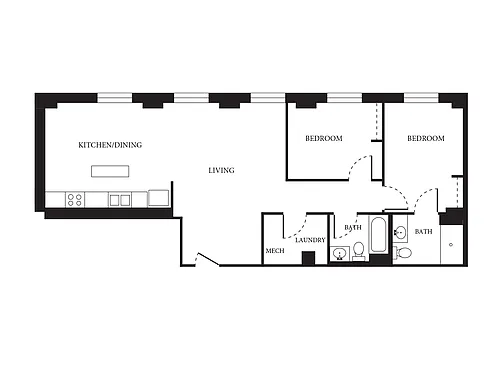 Floor plan 4th Street Suite