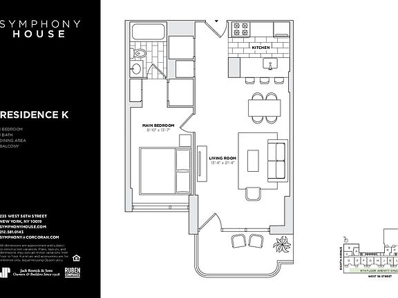 2nd image of 235 W 56th St APT 36K