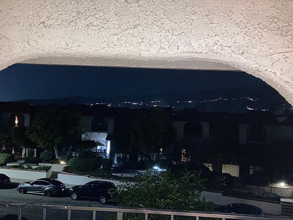 night view from balcony
