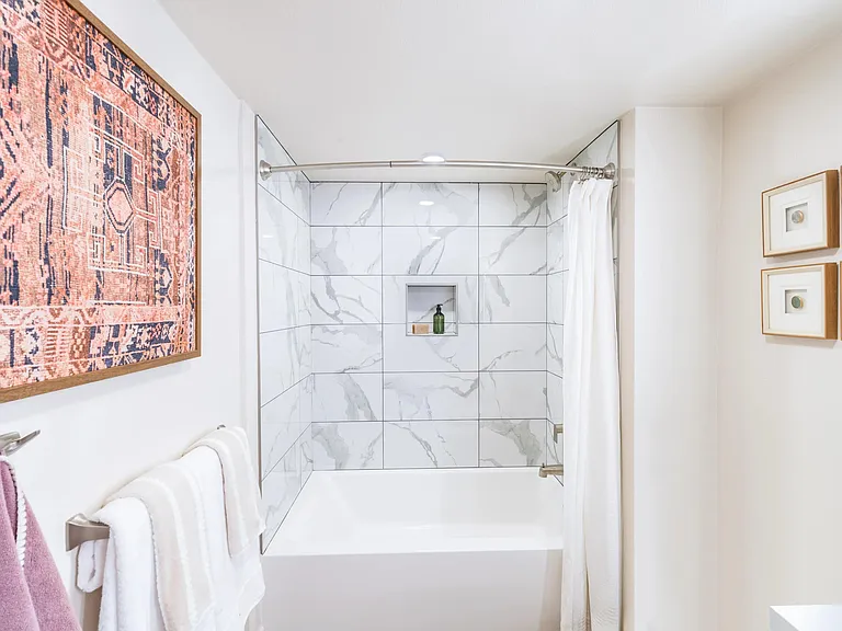 Soak in serenity with spa-like soaking tubs in every bathroom.