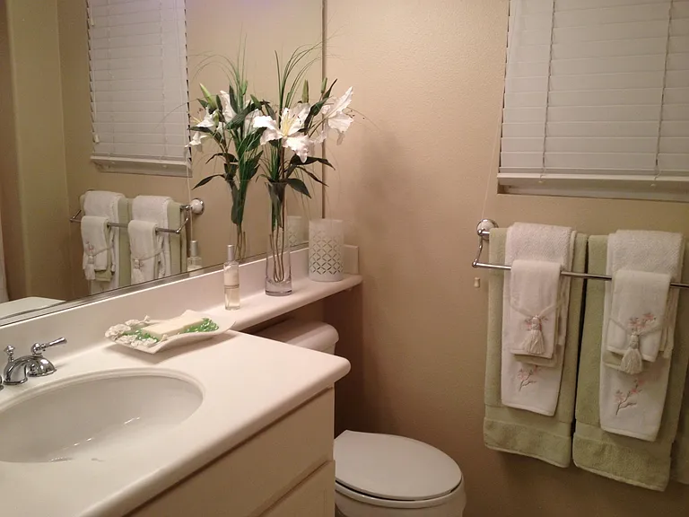 Upstairs guest bathroom.
