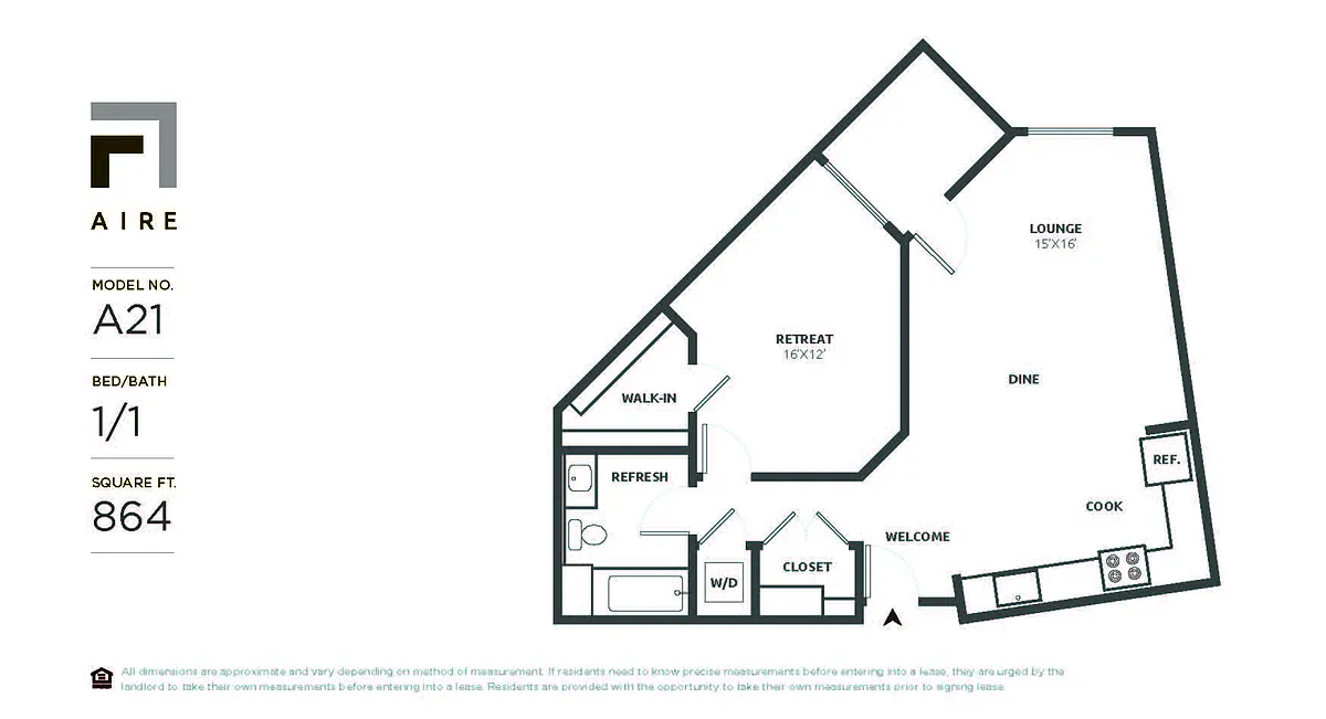 Floor plan A21