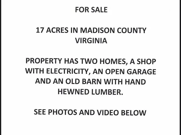 1791 N Blue Ridge Tpke, Madison, VA 22727