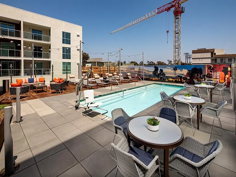 pool and lounge