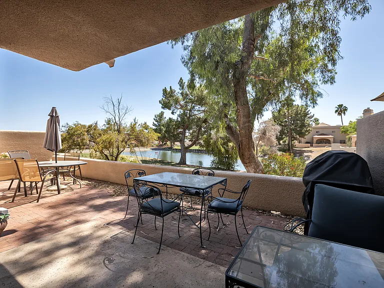 Patio view.