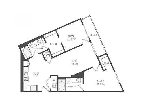 Floor plan The Kupka