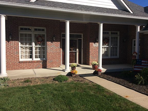 Front porch during landscape
