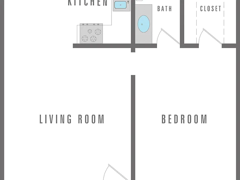 1 Bed 1 Bath 1 Bed 1 Bath