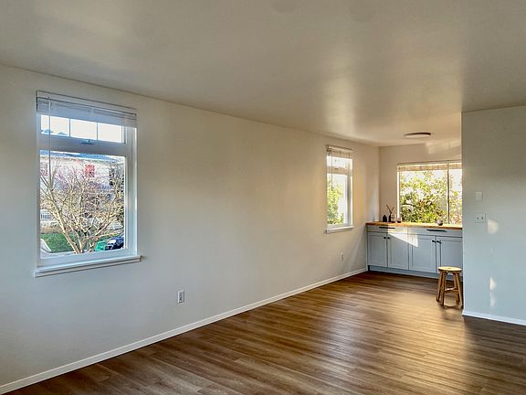 Tons of light in the main living room and throughout the apartment.