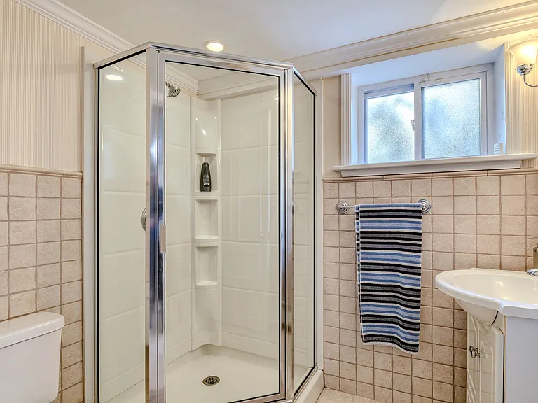 Basement bathroom