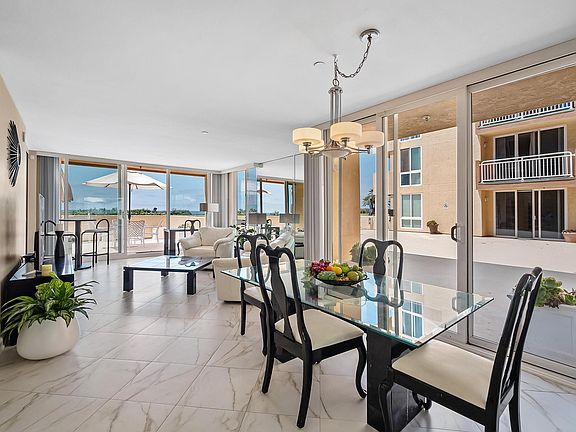 view of dining room and kitchen