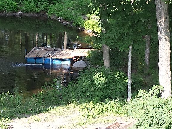 12ft deep pond (with fish)