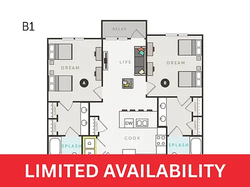 Floor plan B1