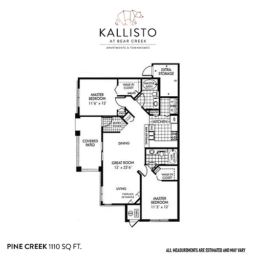 Floor plan Pine Creek