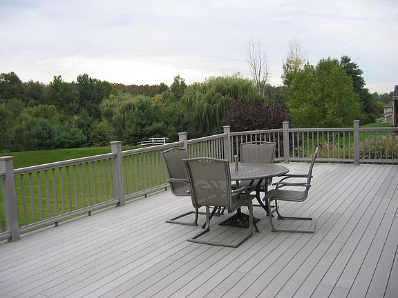 Large composite deck