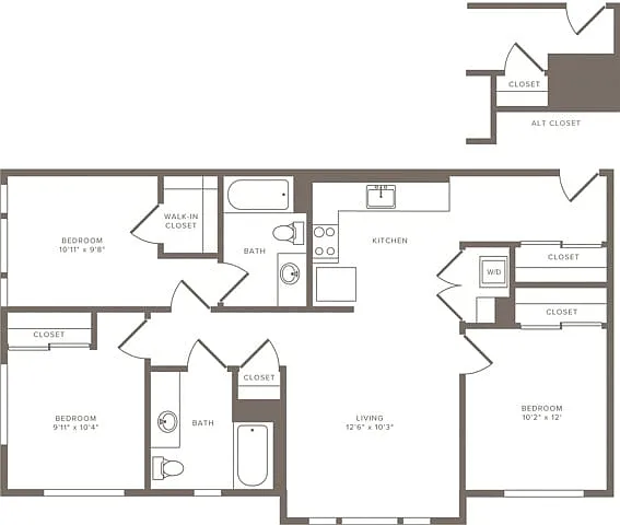 Floor plan C01