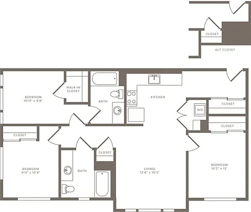 Floor plan C01