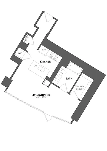 Floor plan Studio-S5