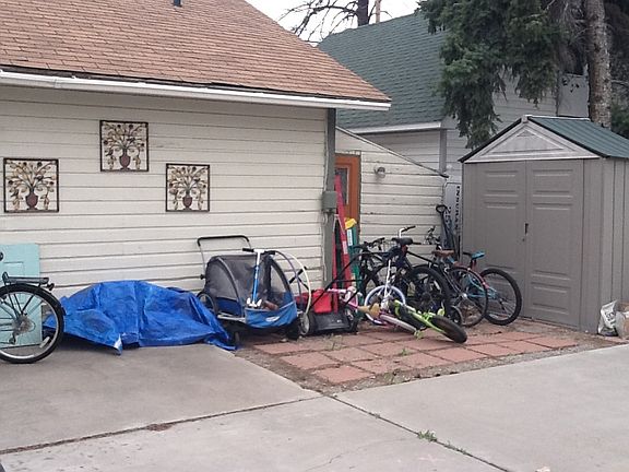 Private patio by cottage