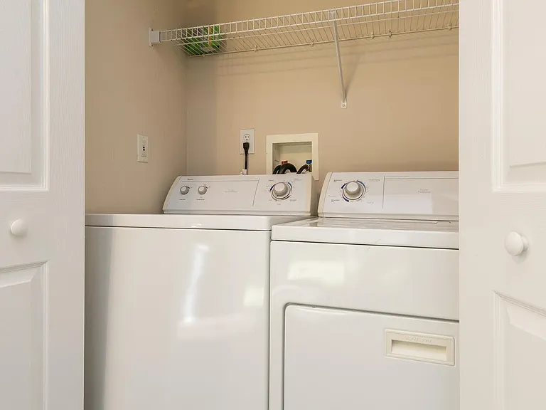 Convenient in-unit washer and dryer