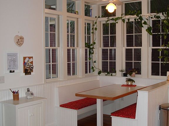 ... with sunny breakfast nook,