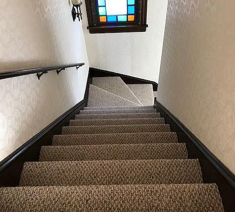 Front entrance stairs.
